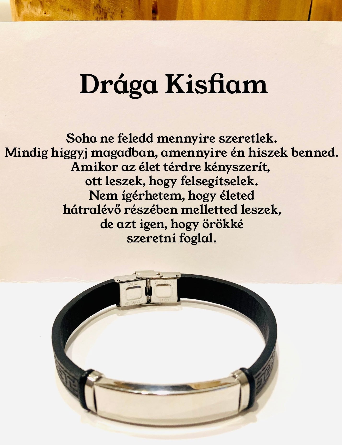 Drága Kisfiam - Tökéletes Karácsi Ajándék❤️🎁R11